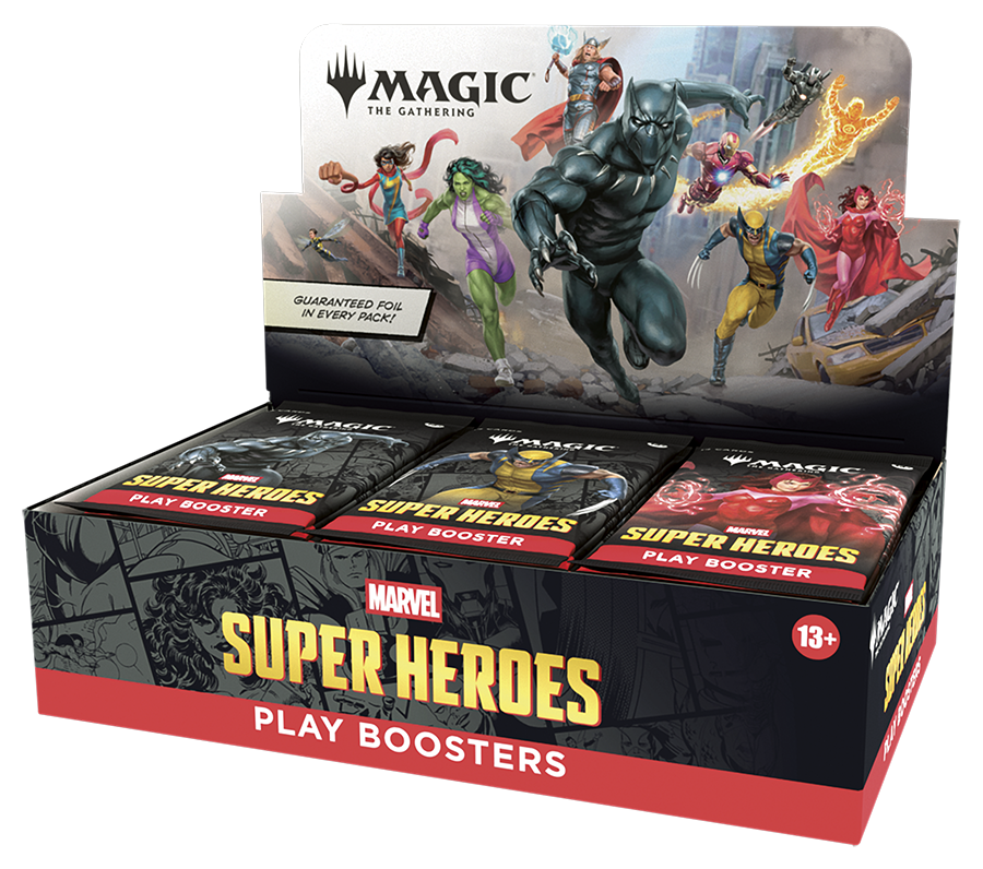 MTG: Marvel Super Heroes Play Booster Display