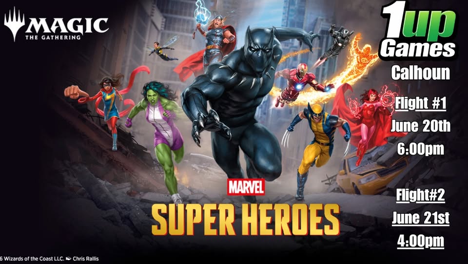 Calhoun MTG Marvel Super Heroes Prerelease 1