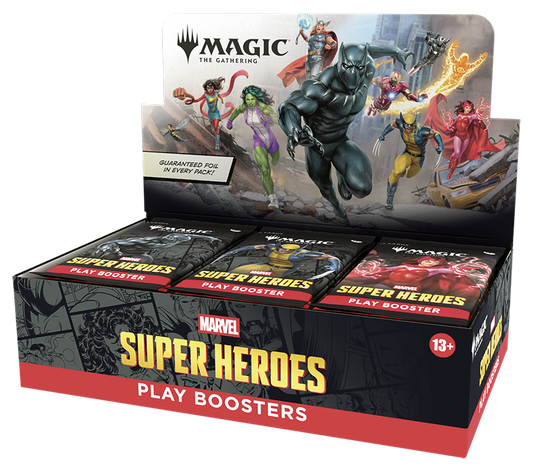 MTG: Marvel Super Heroes Play Booster Display