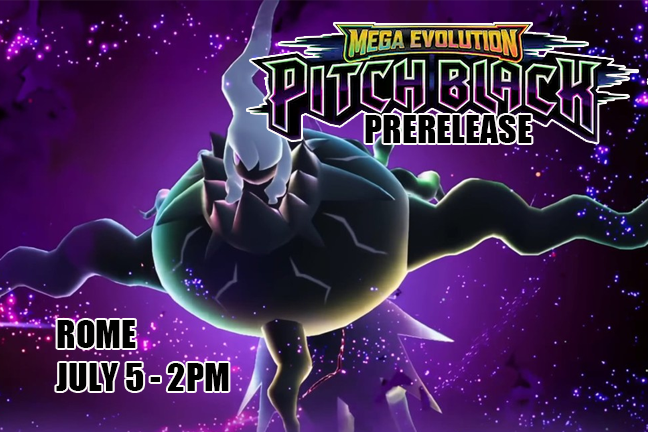 Rome Pokemon Pitch Black Prerelease