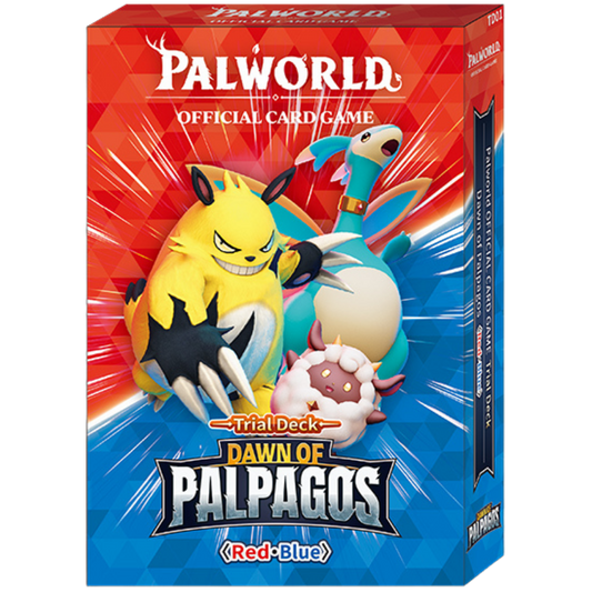 Palworld Official Card Game: Dawn of Palpagos - Red/Blue - Trial Deck (PREORDER) PICKUP IN STORE ONLY